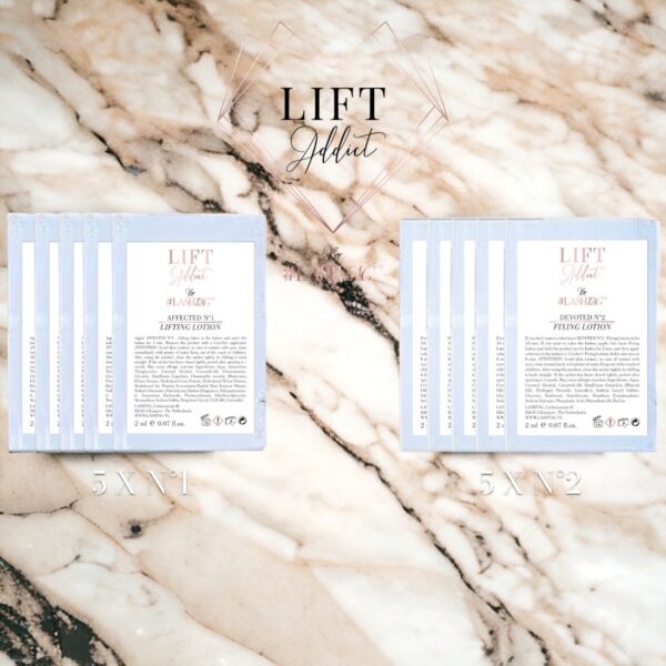 Lift Addict Nº1 & Nº2 Lash Lifting Sachets Duo 2