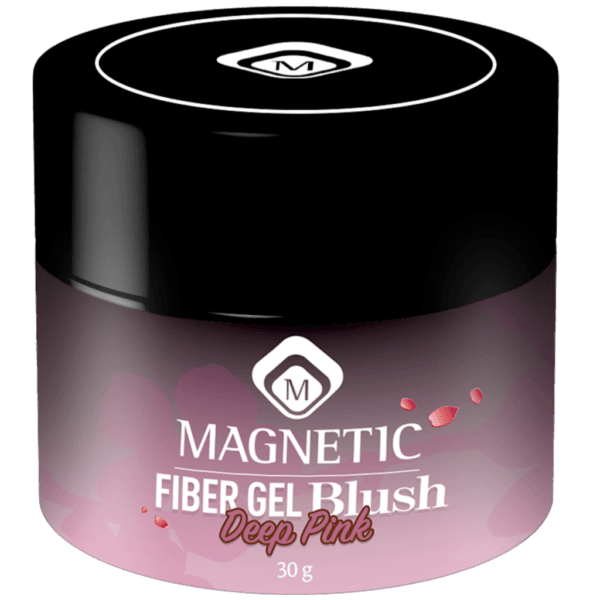 Magnetic Fiber Gel Blush Deep Pink TPO Free