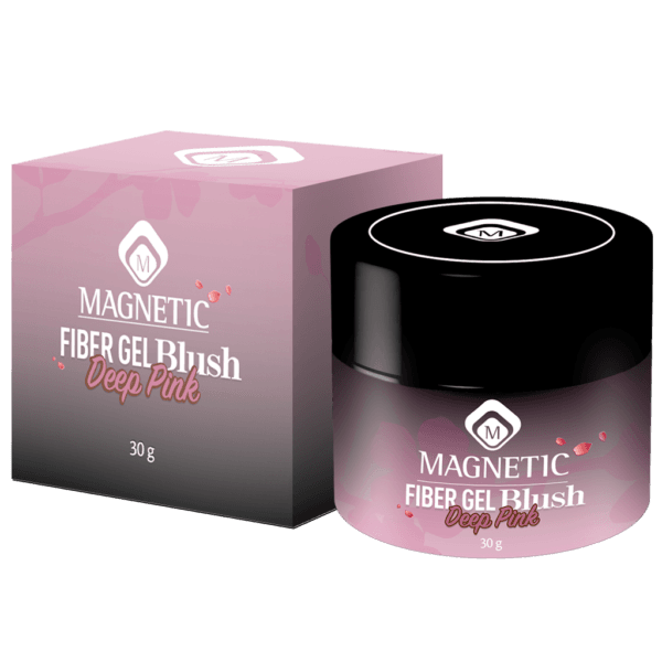 Magnetic Fiber Gel Blush Deep Pink TPO Free - Afbeelding 2