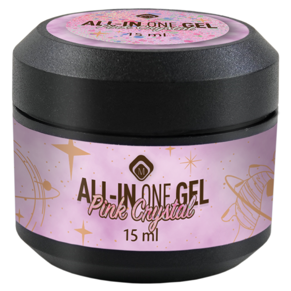 All-in One Gel Pink Crystal - Afbeelding 2