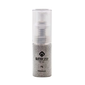 Glitter Spray Steel Silver