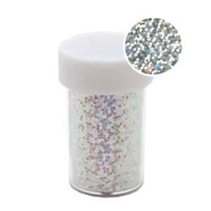 Transfer Foil Roll Holographic Silver  Confetti