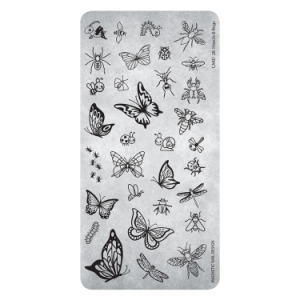 Stamping Plate 28 Insects and Bugs