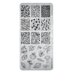 Stamping Plate 40 Lots of Leaves