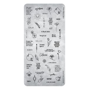 Stamping Plate 55 Blush Vibes