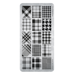 Stamping Plate 59 Pied de Poule