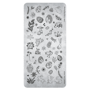 Stampingplate 73  Hop Hop Hooray