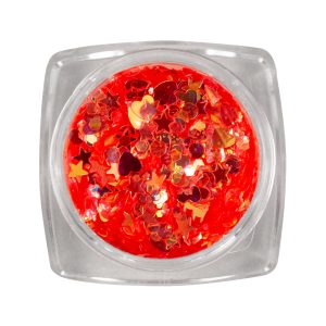 Neon Inlay Glitter Pink
