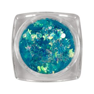 Neon Inlay Glitter Blue