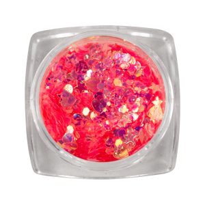 Neon Inlay Glitter Hot Pink