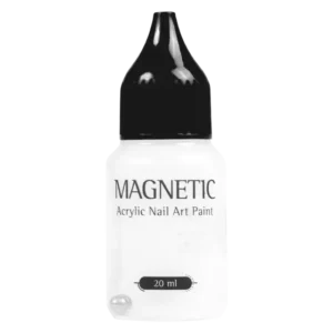 Empty Paint Bottle with Black Cap