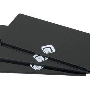 Card for Nailart Display Box Black 10st