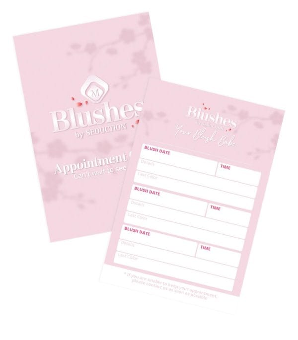 Blush Appointment Cards 50st