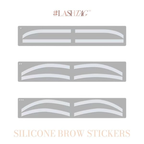 Brow Stickers Stencils Silicone