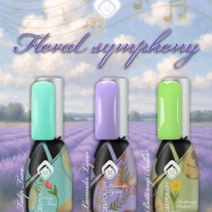 Set Floral Symphony 2 Gelpolish , 3 stuks
