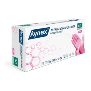 Hynex Nitril Poedervrije Handschoenen Roze S