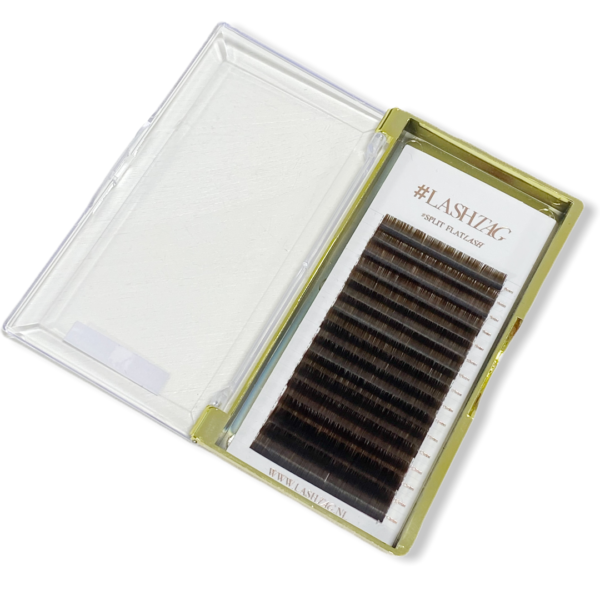 Split Flatlash – Dark Chocolate Brown