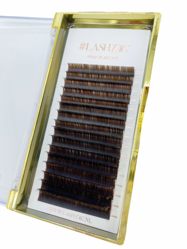 Split Flatlash – Dark Chocolate Brown