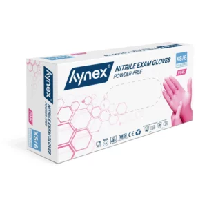 Hynex Nitril Poedervrije Handschoenen Roze XS