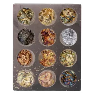 Gold Foil Box 12 pcs