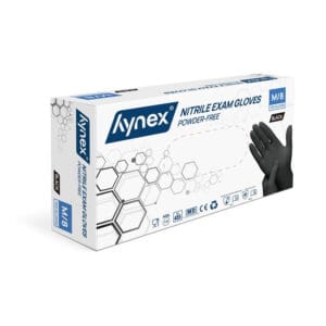 Hynex Nitril Poedervrije Handschoenen Zwart M