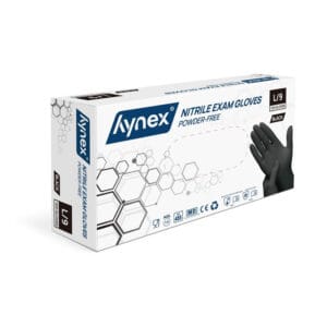 Hynex Nitril Poedervrije Handschoenen Zwart L
