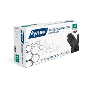 Hynex Nitril Poedervrije Handschoenen Zwart S