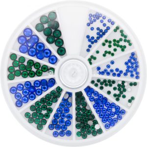 Strass Wheel Sapphire&Emerald 270 pcs