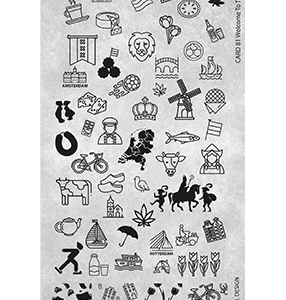 Stempelplaat Welcome to the Netherlands